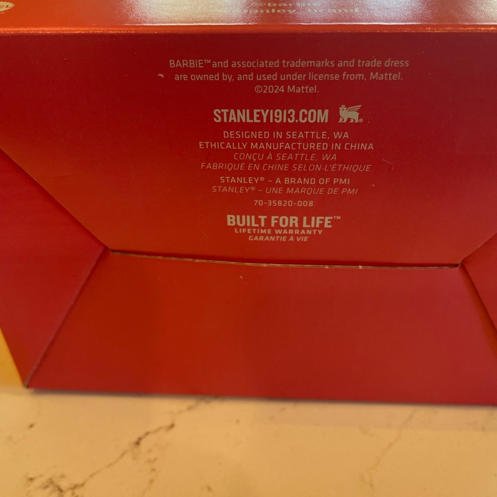 Stanley Barbie Hot Pink Quencher Tumbler 40 oz - Picture 3 of 5